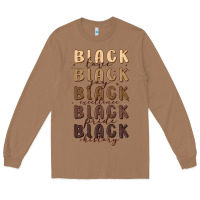 Toasted Coconut black history Long Sleeve Tee - MaliasSmallBusiness