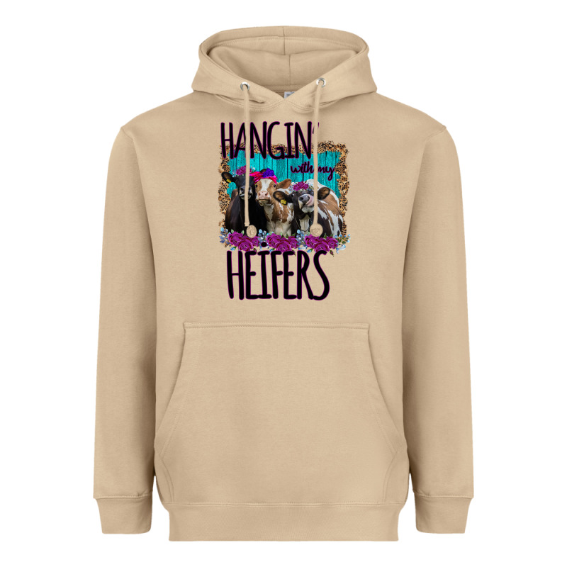 Hangin With My Heifers Heavyweight Hoodie by Bettercallsaul | Teevron