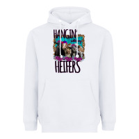 White Hangin With My Heifers Heavyweight Hoodie - Bettercallsaul