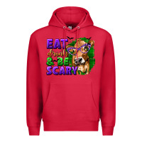 Cardinal Eat Drink and Be Scary with Halloween Premium Hoodie - texasbilliewilder