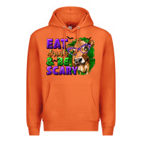 Carrot Eat Drink and Be Scary with Halloween Premium Hoodie - texasbilliewilder