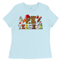 Baby Blue physical education teacher Ladies Tee - texasbilliewilder