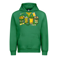 Emerald St. Patrick's Day Nurse coffee cups Urban Hoodie - HowdyJamesFarm