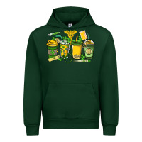Forest Green St. Patrick's Day Nurse coffee cups Urban Hoodie - HowdyJamesFarm
