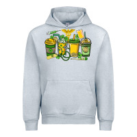 Heather Grey St. Patrick's Day Nurse coffee cups Urban Hoodie - HowdyJamesFarm