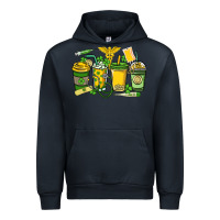 Navy St. Patrick's Day Nurse coffee cups Urban Hoodie - HowdyJamesFarm