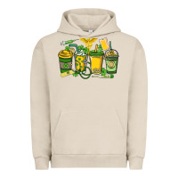 Pigment French Oak St. Patrick's Day Nurse coffee cups Urban Hoodie - HowdyJamesFarm