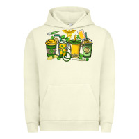 Pigment Pistachio St. Patrick's Day Nurse coffee cups Urban Hoodie - HowdyJamesFarm