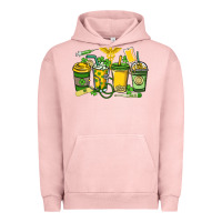 Pigment Salmon St. Patrick's Day Nurse coffee cups Urban Hoodie - HowdyJamesFarm