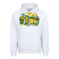 White St. Patrick's Day Nurse coffee cups Urban Hoodie - HowdyJamesFarm