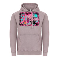 Vintage Zinc in october we wear pink Vintage Hoodie - JahusDesignShop