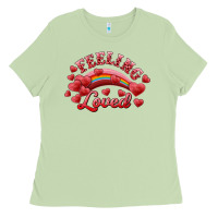 Matcha feeling loved valentine's day Ladies Tee - RanaPortraitStore