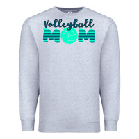 Heather Grey Volleyball Mom Premium Sweatshirt - Bettercallsaul