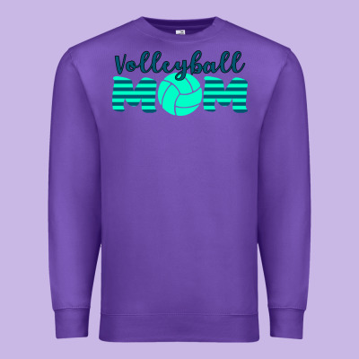 Volleyball Mom Premium Sweatshirt Designed By Bettercallsaul