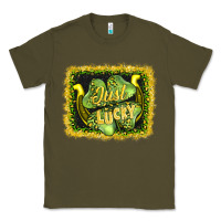 Army Green just lucky Classic Tee - AdoDesignShop