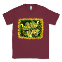Burgundy just lucky Classic Tee - AdoDesignShop