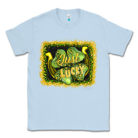 Dusty Blue just lucky Classic Tee - AdoDesignShop