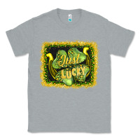 Heather Grey just lucky Classic Tee - AdoDesignShop