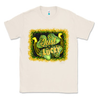 Natural just lucky Classic Tee - AdoDesignShop