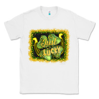 White just lucky Classic Tee - AdoDesignShop