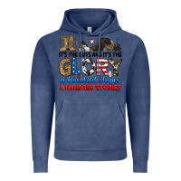 Vintage Denim it's the guts and it's the glory a hundred stories Vintage Hoodie - RanaPortraitStore