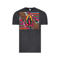 Vintage Black our lady of guadalupe serape background tumbler Vintage Tee - Artiststas