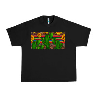 Black sunflowers and cactus license plate Urban Heavy Tee - Artiststas