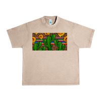 French Oak sunflowers and cactus license plate Urban Heavy Tee - Artiststas