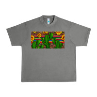 Tornado sunflowers and cactus license plate Urban Heavy Tee - Artiststas