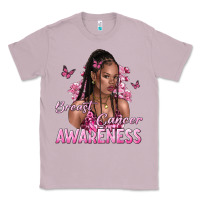 Lilac breast cancer awareness afro woman Classic Tee - NancyCooperArtShop