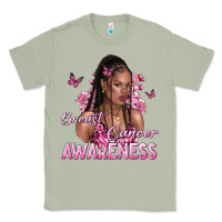 Matcha breast cancer awareness afro woman Classic Tee - NancyCooperArtShop