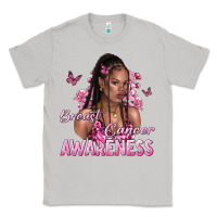 Moon Dust breast cancer awareness afro woman Classic Tee - NancyCooperArtShop