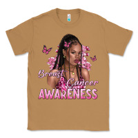 Toasted Coconut breast cancer awareness afro woman Classic Tee - NancyCooperArtShop