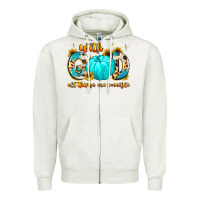 Oatmeal Heather with god all things are possible  copy Zipper Hoodie - MaliasSmallBusiness