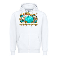 White with god all things are possible  copy Zipper Hoodie - MaliasSmallBusiness