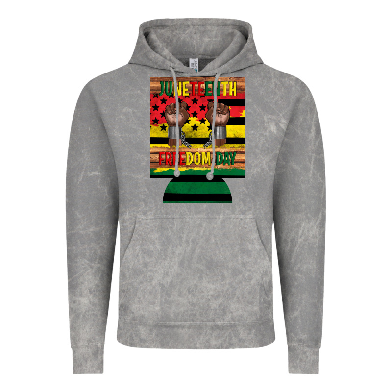 Juneteenth Freedom Day 12 Oz Can Cooler (regular) 2 Vintage Hoodie by Artiststas | Teevron