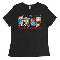 Black physical education teacher coffee cups Ladies Tee - texasbilliewilder