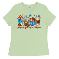 Matcha physical education teacher coffee cups Ladies Tee - texasbilliewilder