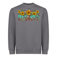 Storm western believe sunflowers flowers Heavyweight Sweatshirt - BarkalooDesign