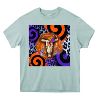 Arona halloween bull skull Heavy Core Tee - BarkalooDesign
