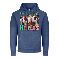 Vintage Denim happy easter heifers Vintage Hoodie - Jasminsmagicworld