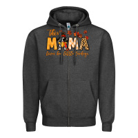 Charcoal Heather this mama loves her little turkeys Zipper Hoodie - MaliasSmallBusiness