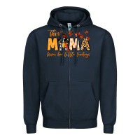 Navy this mama loves her little turkeys Zipper Hoodie - MaliasSmallBusiness