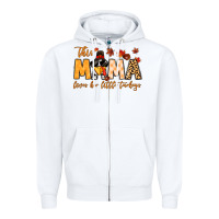 White this mama loves her little turkeys Zipper Hoodie - MaliasSmallBusiness