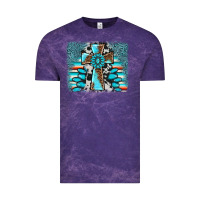 Cloud Purple cross gemstone background Vintage Tee - AdoDesignShop