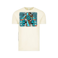 Vintage Arctic cross gemstone background Vintage Tee - AdoDesignShop