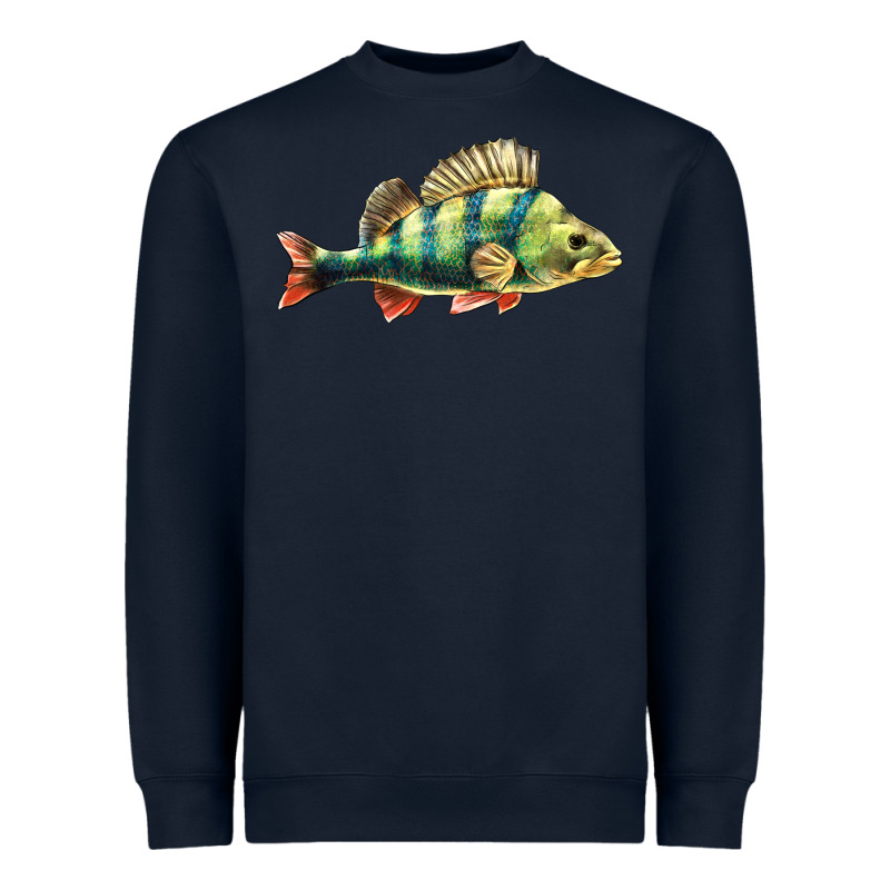 Perch Fish Heavyweight Sweatshirt by LillyAllenDesigns | Teevron