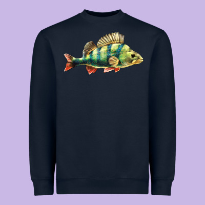 Perch Fish Heavyweight Sweatshirt Designed By Lillyallendesigns