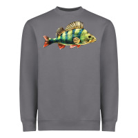 Storm Perch Fish Heavyweight Sweatshirt - LillyAllenDesigns