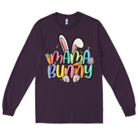 Plum mama bunny Long Sleeve Tee - MaliasSmallBusiness